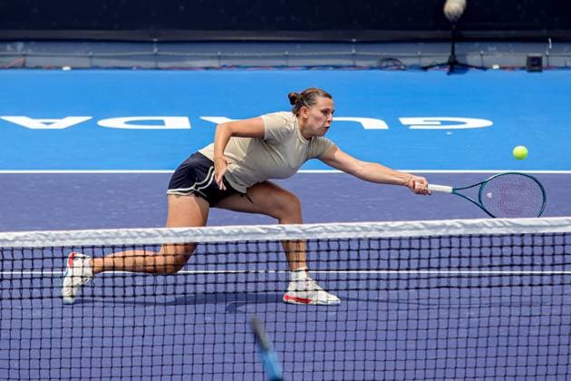 WTA GIUADALAJARA 250 OPEN WTA GUADALAJARA 250 OPEN STEFFANINI VS KULIKOVA 07092025 GUADALAJARA, JALISCO Action photo of Anastasia Kulikova of Finland, during the WTA Guadalajara 250 Open, held at the Centro Panamericano de Tenis of Guadalajara, Jalisco, Mexico Action photo of Anastasia of Finland, during the WTA Guadalajara 250 Open, held at the Centro Panamericano de Tenis of Guadalajara, Jalisco, Mexico PHOTO BY IMAGENSHOP AGENCIA FOTOGRAFICA GUADALAJARA JALISCO MEXICO Copyright: xIMAGENSHOPxAGENCIAxFOTOGRAFICAx