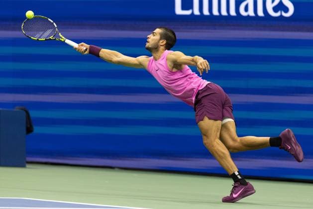 Carlos Alcaraz, Men s Singles, Men s Singles, Final, Final, US Open Championships 2025, USTA Billie Jean King National Tennis Center, Flushing Meadows, New York, USA Copyright: xJuergenxHasenkopfx