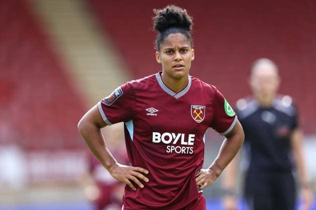 Football, Women, DFB National Team, Shekiera Martinez nominated for the first time - Stock photos
