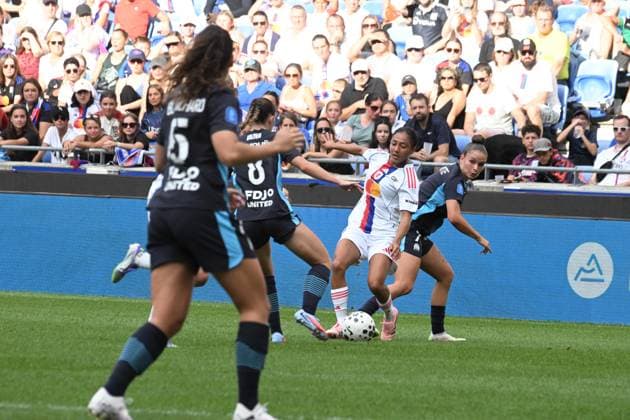 Football : Arkema Premiere Ligue OL Lyonnes V Marseille 07 09 2025 Selma Bacha of OL Lyonnes during the Arkema Premiere Ligue match between Lyon and Marseille at Groupama Stadium Decines Charpieu on September 7, 2025 in Lyon, France  Copyright: xALLILI_MOURADx