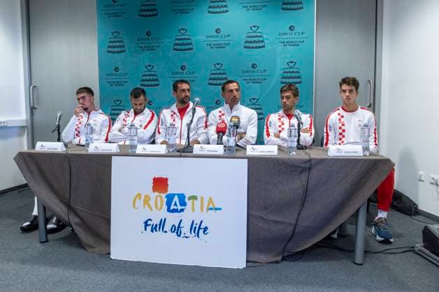 Tennis, Davis Cup, Team Croatia, Press conference