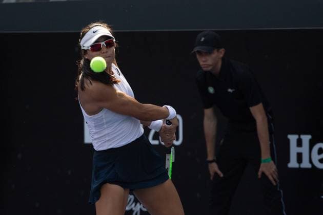 WTA, Tennis Damen 250 SP OPEN SaO PAULO, SP - 08.09.2025: WTA 250 SP OPEN - Marking the return of the professional women& 39;s tennis circuit to the capital of Sao Paulo after 25 years, the SP Open, WTA 250 of Sao Paulo, takes place from September 6th to 14th at Parque Villa Lobos. In the photo, Mexican Victoria Rodriguez during a match against Australian Ajla Tomljanovic on Monday afternoon (08). (Photo: Rodilei Morais Fotoarena) x2802996x  RodileixMorais