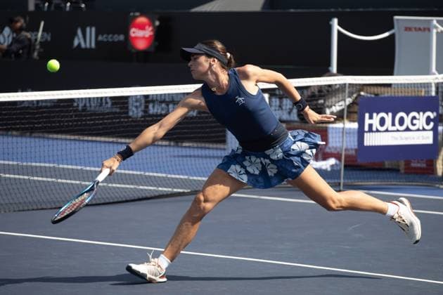 WTA, Tennis Damen 250 SP OPEN SaO PAULO, SP - 08.09.2025: WTA 250 SP OPEN - Marking the return of the professional women& 39;s tennis circuit to the capital of Sao Paulo after 25 years, the SP Open, WTA 250 of Sao Paulo, takes place from September 6th to 14th at Parque Villa Lobos. In the photo, Australian Ajla Tomljanovic during a match against Mexican Victoria Rodriguez on Monday afternoon (08). (Photo: Rodilei Morais Fotoarena) x2803000x  RodileixMorais