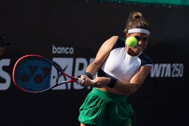 WTA, Tennis Damen 250 SP OPEN SaO PAULO, SP - 08.09.2025: WTA 250 SP OPEN - Marking the return of the professional women& 39;s tennis circuit to the capital of Sao Paulo after 25 years, the SP Open, WTA 250 of Sao Paulo, takes place from September 6th to 14th at Parque Villa Lobos. In the photo, Mexican Ana Sofia Sanchez during a match against French Tiantsoa Rakotomanga Rajaonah on Monday afternoon (08). (Photo: Rodilei Morais Fotoarena) x2803013x  RodileixMorais