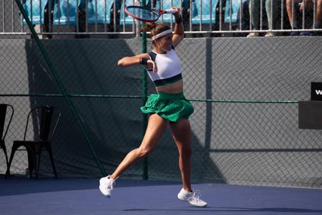WTA, Tennis Damen 250 SP OPEN SaO PAULO, SP - 08.09.2025: WTA 250 SP OPEN - Marking the return of the professional women& 39;s tennis circuit to the capital of Sao Paulo after 25 years, the SP Open, WTA 250 of Sao Paulo, takes place from September 6th to 14th at Parque Villa Lobos. In the photo, Mexican Ana Sofia Sanchez during a match against French Tiantsoa Rakotomanga Rajaonah on Monday afternoon (08). (Photo: Rodilei Morais Fotoarena) x2803014x  RodileixMorais