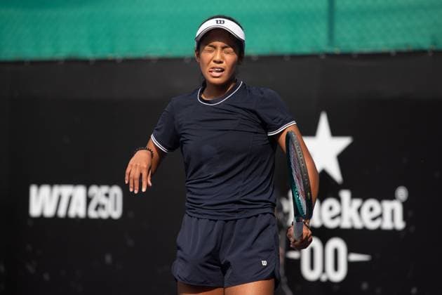 WTA, Tennis Damen 250 SP OPEN SaO PAULO, SP - 08.09.2025: WTA 250 SP OPEN - Marking the return of the professional women& 39;s tennis circuit to the capital of Sao Paulo after 25 years, the SP Open, WTA 250 of Sao Paulo, takes place from September 6th to 14th at Parque Villa Lobos. In the photo, Frenchwoman Tiantsoa Rakotomanga Rajaonah during a match against Mexican Ana Sofia Sanchez on Monday afternoon (08). (Photo: Rodilei Morais Fotoarena) x2803017x  RodileixMorais