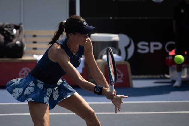 WTA, Tennis Damen 250 SP OPEN SaO PAULO, SP - 08.09.2025: WTA 250 SP OPEN - Marking the return of the professional women& 39;s tennis circuit to the capital of Sao Paulo after 25 years, the SP Open, WTA 250 of Sao Paulo, takes place from September 6th to 14th at Parque Villa Lobos. In the photo, Australian Ajla Tomljanovic during a match against Mexican Victoria Rodriguez on Monday afternoon (08). (Photo: Rodilei Morais Fotoarena) x2803020x  RodileixMorais
