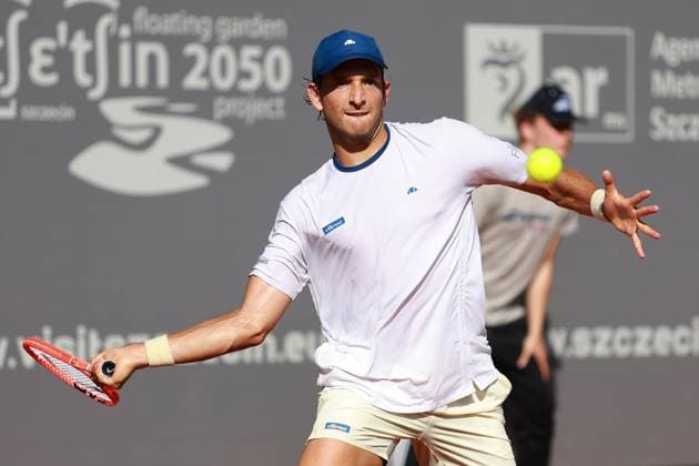 SZCZECIN, 08.09.2025 TURNIEJ TENISA ZIEMNEGO ATP, Tennis Herren CHALLENGER INVEST IN SZCZECIN OPEN 2025 NZ FRANCESCO PASSARO FOT. KRZYSZTOF CICHOMSKI NEWSPIX.PL --- newspix.pl 