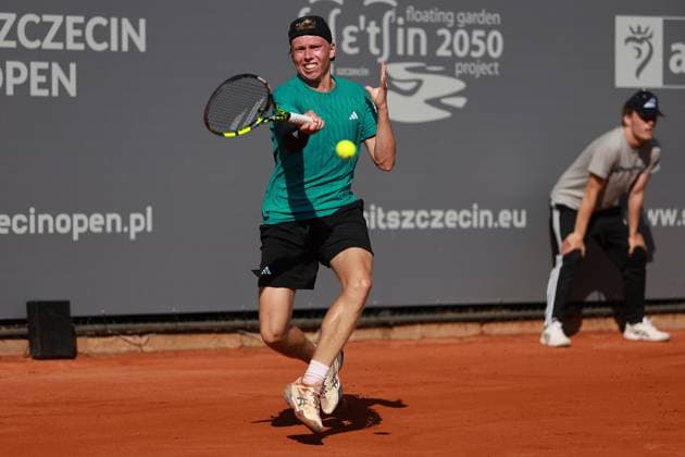 SZCZECIN, 08.09.2025 TURNIEJ TENISA ZIEMNEGO ATP, Tennis Herren CHALLENGER INVEST IN SZCZECIN OPEN 2025 NZ DORIAN JUSZCZAK FOT. KRZYSZTOF CICHOMSKI NEWSPIX.PL --- newspix.pl 