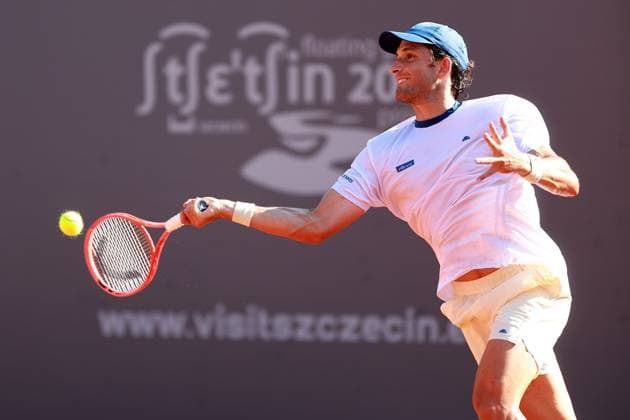 SZCZECIN, 08.09.2025 TURNIEJ TENISA ZIEMNEGO ATP, Tennis Herren CHALLENGER INVEST IN SZCZECIN OPEN 2025 NZ FRANCESCO PASSARO FOT. KRZYSZTOF CICHOMSKI NEWSPIX.PL --- newspix.pl 