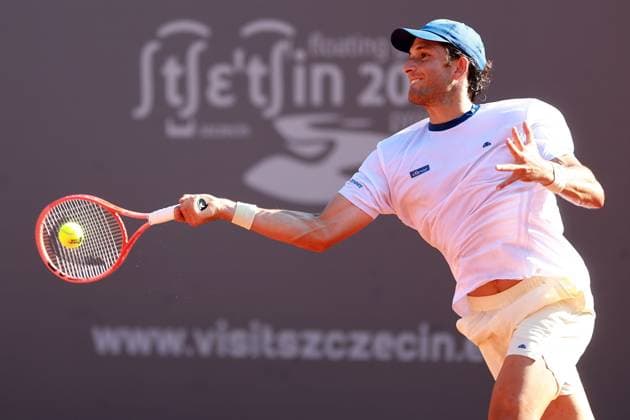 SZCZECIN, 08.09.2025 TURNIEJ TENISA ZIEMNEGO ATP, Tennis Herren CHALLENGER INVEST IN SZCZECIN OPEN 2025 NZ FRANCESCO PASSARO FOT. KRZYSZTOF CICHOMSKI NEWSPIX.PL --- newspix.pl 