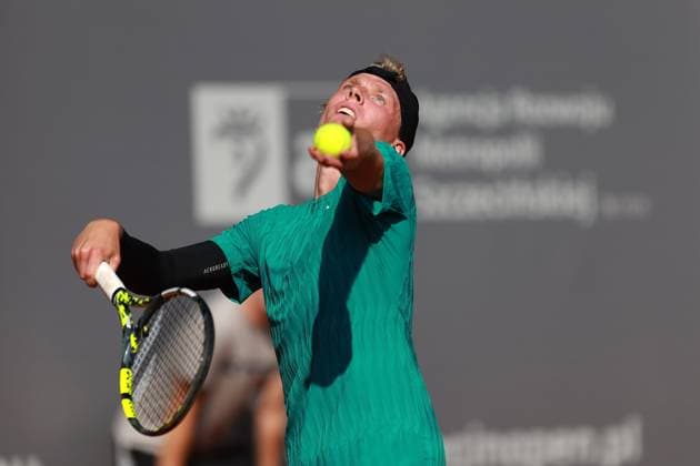 SZCZECIN, 08.09.2025 TURNIEJ TENISA ZIEMNEGO ATP, Tennis Herren CHALLENGER INVEST IN SZCZECIN OPEN 2025 NZ DORIAN JUSZCZAK FOT. KRZYSZTOF CICHOMSKI NEWSPIX.PL --- newspix.pl 