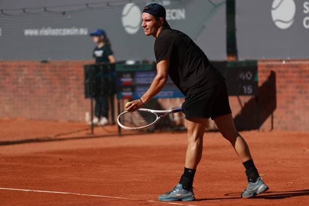 SZCZECIN, 08.09.2025 TURNIEJ TENISA ZIEMNEGO ATP, Tennis Herren CHALLENGER INVEST IN SZCZECIN OPEN 2025 NZ JAKUB NICOD FOT. KRZYSZTOF CICHOMSKI NEWSPIX.PL --- newspix.pl 