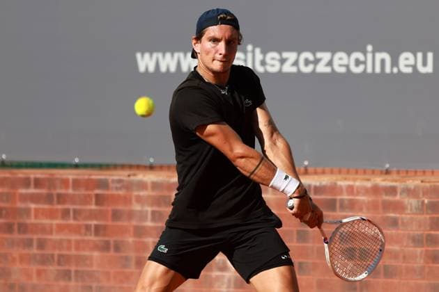 SZCZECIN, 08.09.2025 TURNIEJ TENISA ZIEMNEGO ATP, Tennis Herren CHALLENGER INVEST IN SZCZECIN OPEN 2025 NZ JAKUB NICOD FOT. KRZYSZTOF CICHOMSKI NEWSPIX.PL --- newspix.pl 