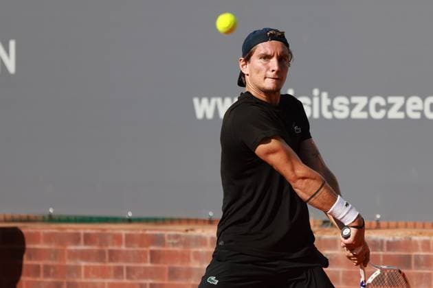 SZCZECIN, 08.09.2025 TURNIEJ TENISA ZIEMNEGO ATP, Tennis Herren CHALLENGER INVEST IN SZCZECIN OPEN 2025 NZ JAKUB NICOD FOT. KRZYSZTOF CICHOMSKI NEWSPIX.PL --- newspix.pl 