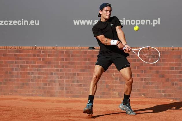 SZCZECIN, 08.09.2025 TURNIEJ TENISA ZIEMNEGO ATP, Tennis Herren CHALLENGER INVEST IN SZCZECIN OPEN 2025 NZ JAKUB NICOD FOT. KRZYSZTOF CICHOMSKI NEWSPIX.PL --- newspix.pl 
