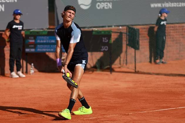 SZCZECIN, 08.09.2025 TURNIEJ TENISA ZIEMNEGO ATP, Tennis Herren CHALLENGER INVEST IN SZCZECIN OPEN 2025 NZ HYNEK BARTON FOT. KRZYSZTOF CICHOMSKI NEWSPIX.PL --- newspix.pl 