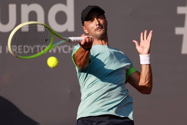 SZCZECIN, 08.09.2025 TURNIEJ TENISA ZIEMNEGO ATP, Tennis Herren CHALLENGER INVEST IN SZCZECIN OPEN 2025 NZ DIMITAR KUZMANOV FOT. KRZYSZTOF CICHOMSKI NEWSPIX.PL --- newspix.pl 