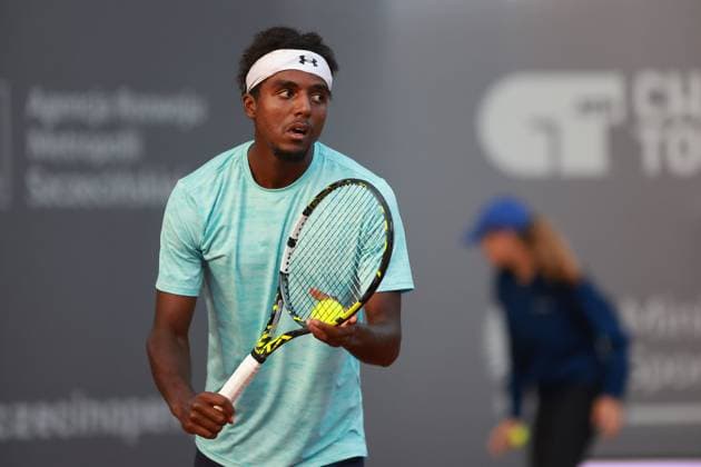 SZCZECIN, 08.09.2025 TURNIEJ TENISA ZIEMNEGO ATP, Tennis Herren CHALLENGER INVEST IN SZCZECIN OPEN 2025 NZ ELIAS YMER FOT. KRZYSZTOF CICHOMSKI NEWSPIX.PL --- newspix.pl 