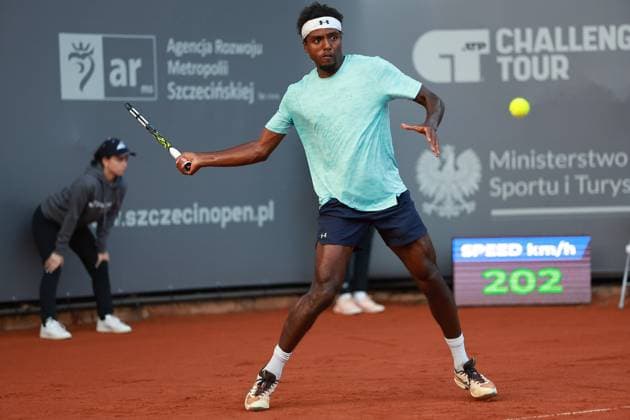 SZCZECIN, 08.09.2025 TURNIEJ TENISA ZIEMNEGO ATP, Tennis Herren CHALLENGER INVEST IN SZCZECIN OPEN 2025 NZ ELIAS YMER FOT. KRZYSZTOF CICHOMSKI NEWSPIX.PL --- newspix.pl 