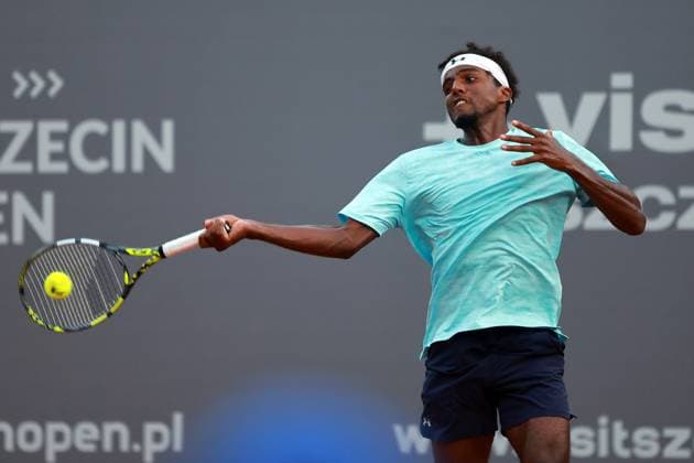 SZCZECIN, 08.09.2025 TURNIEJ TENISA ZIEMNEGO ATP, Tennis Herren CHALLENGER INVEST IN SZCZECIN OPEN 2025 NZ ELIAS YMER FOT. KRZYSZTOF CICHOMSKI NEWSPIX.PL --- newspix.pl 