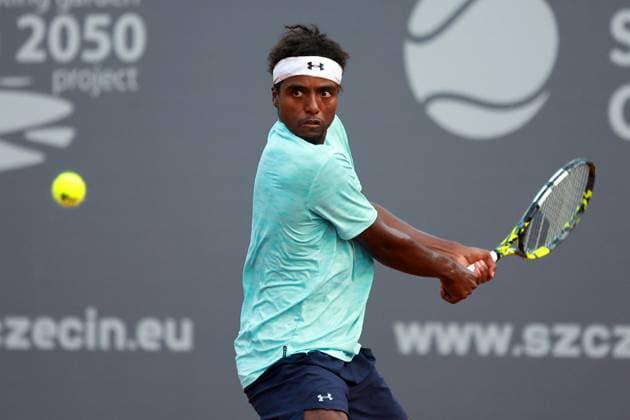 SZCZECIN, 08.09.2025 TURNIEJ TENISA ZIEMNEGO ATP, Tennis Herren CHALLENGER INVEST IN SZCZECIN OPEN 2025 NZ ELIAS YMER FOT. KRZYSZTOF CICHOMSKI NEWSPIX.PL --- newspix.pl 