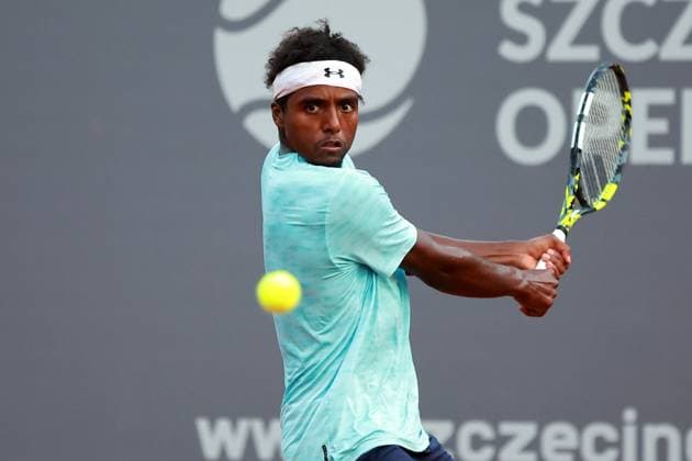 SZCZECIN, 08.09.2025 TURNIEJ TENISA ZIEMNEGO ATP, Tennis Herren CHALLENGER INVEST IN SZCZECIN OPEN 2025 NZ ELIAS YMER FOT. KRZYSZTOF CICHOMSKI NEWSPIX.PL --- newspix.pl 