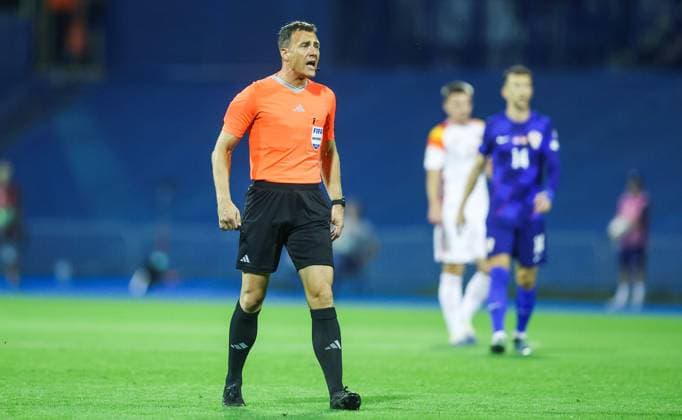 Croatia v Montenegro - FIFA World Cup, WM, Weltmeisterschaft, Fussball 2026 Qualifier Referee Felix Zwayer during the FIFA World Cup 2026 qualifier match between Croatia and Montenegro at Stadion Maksimir on September 8, 2025 in Zagreb, Croatia.  SlavkoxMidzor PIXSELL