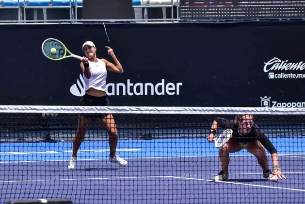 WTA GUADALAJARA 250 OPEN WTA GUADALAJARA 250 OPEN ANEY GLEASON VS CORLEY CORLEY 08092025 GUADALAJARA, JALISCO Action photo of Jessie Aney and Quinn Gleason, during day 1 the WTA Guadalajara 250 Open, held at the Centro Panamericano de Tenis of Guadalajara, Jalisco, Mexico Action photo of Jessie Aney and Quinn Gleason, during day 1 of the WTA Guadalajara 250 Open, held at the Centro Panamericano de Tenis of Guadalajara, Jalisco, Mexico PHOTO BY IMAGENSHOP AGENCIA FOTOGRAFICA GUADALAJARA JALISCO MEXICO Copyright: xIMAGENSHOPxAGENCIAxFOTOGRAFICAx