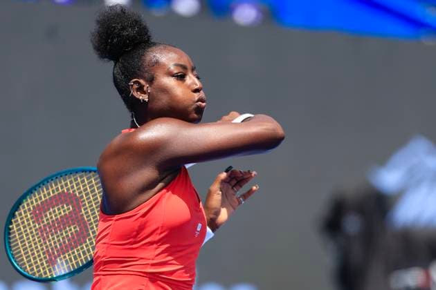 WTA GUADALAJARA 250 OPEN WTA GUADALAJARA 250 OPEN PARKS VS VIDMANOVA 08092025 GUADALAJARA, JALISCO Action photo of Alycia Parks of the USA, during day 1 the WTA Guadalajara 250 Open, held at the Centro Panamericano de Tenis of Guadalajara, Jalisco, Mexico Action photo of Alycia Parks of the USA, during day 1 the WTA Guadalajara 250 Open, held at the Centro Panamericano de Tenis of Guadalajara, Jalisco, Mexico PHOTO BY IMAGENSHOP AGENCIA FOTOGRAFICA GUADALAJARA JALISCO MEXICO Copyright: xIMAGENSHOPxAGENCIAxFOTOGRAFICAx