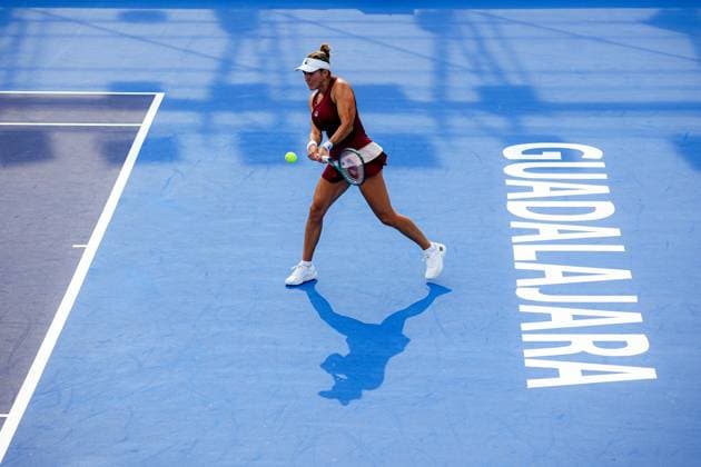 WTA GUADALAJARA 250 OPEN WTA GUADALAJARA 250 OPEN KAWA VS JOVI08092025 GUADALAJARA, JALISCO Action photo of Katarzyna Kawa of Poland, during day 1 the WTA Guadalajara 250 Open, held at the Centro Panamericano de Tenis of Guadalajara, Jalisco, Mexico Action photo of Katarzyna Kawa of Poland, during day 1 the WTA Guadalajara 250 Open, held at the Centro Panamericano de Tenis of Guadalajara, Jalisco, Mexico PHOTO BY IMAGENSHOP AGENCIA FOTOGRAFICA GUADALAJARA JALISCO MEXICO Copyright: xIMAGENSHOPxAGENCIAxFOTOGRAFICAx
