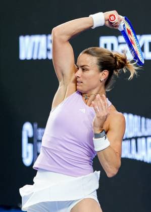 WTA GUADALAJARA 250 OPEN WTA GUADALAJARA 250 OPEN SAKKARI VS JACQUEMOT 08092025 GUADALAJARA, JALISCO Action photo of Maria Sakkari of Greece, during day 1 the WTA Guadalajara 250 Open, held at the Centro Panamericano de Tenis of Guadalajara, Jalisco, Mexico Action photo of Maria Sakkari of Greece, during day 1 the WTA Guadalajara 250 Open, held at the Centro Panamericano de Tenis of Guadalajara, Jalisco, Mexico PHOTO BY IMAGENSHOP AGENCIA FOTOGRAFICA GUADALAJARA JALISCO MEXICO Copyright: xIMAGENSHOPxAGENCIAxFOTOGRAFICAx