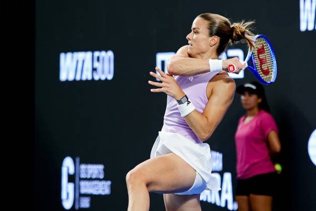 WTA GUADALAJARA 250 OPEN WTA GUADALAJARA 250 OPEN SAKKARI VS JACQUEMOT 08092025 GUADALAJARA, JALISCO Action photo of Maria Sakkari of Greece, during day 1 the WTA Guadalajara 250 Open, held at the Centro Panamericano de Tenis of Guadalajara, Jalisco, Mexico Action photo of Maria Sakkari of Greece, during day 1 the WTA Guadalajara 250 Open, held at the Centro Panamericano de Tenis of Guadalajara, Jalisco, Mexico PHOTO BY IMAGENSHOP AGENCIA FOTOGRAFICA GUADALAJARA JALISCO MEXICO Copyright: xIMAGENSHOPxAGENCIAxFOTOGRAFICAx