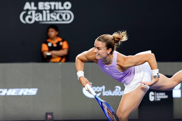 WTA GUADALAJARA 250 OPEN WTA GUADALAJARA 250 OPEN SAKKARI VS JACQUEMOT 08092025 GUADALAJARA, JALISCO Action photo of Maria Sakkari of Greece, during day 1 the WTA Guadalajara 250 Open, held at the Centro Panamericano de Tenis of Guadalajara, Jalisco, Mexico Action photo of Maria Sakkari of Greece, during day 1 the WTA Guadalajara 250 Open, held at the Centro Panamericano de Tenis of Guadalajara, Jalisco, Mexico PHOTO BY IMAGENSHOP AGENCIA FOTOGRAFICA GUADALAJARA JALISCO MEXICO Copyright: xIMAGENSHOPxAGENCIAxFOTOGRAFICAx