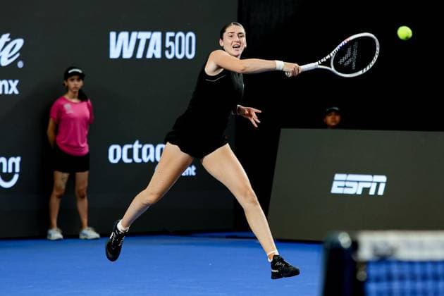 WTA GUADALAJARA 250 OPEN WTA GUADALAJARA 250 OPEN SAKKARI VS JACQUEMOT 08092025 GUADALAJARA, JALISCO Action photo of Elsa Jacquemot of France, during day 1 the WTA Guadalajara 250 Open, held at the Centro Panamericano de Tenis of Guadalajara, Jalisco, Mexico Action photo of Elsa Jacquemot of France, during day 1 the WTA Guadalajara 250 Open, held at the Centro Panamericano de Tenis of Guadalajara, Jalisco, Mexico PHOTO BY IMAGENSHOP AGENCIA FOTOGRAFICA GUADALAJARA JALISCO MEXICO Copyright: xIMAGENSHOPxAGENCIAxFOTOGRAFICAx
