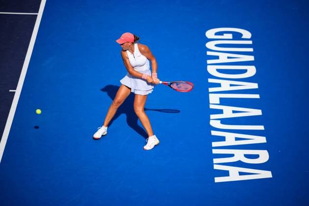 WTA GUADALAJARA 250 OPEN WTA GUADALAJARA 250 OPEN JIMENEZ KASINTSEVA VS PRIDANKINA 08092025 GUADALAJARA, JALISCO Action photo of Elena Pridankina, during day 1 the WTA Guadalajara 250 Open, held at the Centro Panamericano de Tenis of Guadalajara, Jalisco, Mexico Action photo of Elena Pridankina, during day 1 of the WTA Guadalajara 250 Open, held at the Centro Panamericano de Tenis of Guadalajara, Jalisco, Mexico PHOTO BY IMAGENSHOP AGENCIA FOTOGRAFICA GUADALAJARA JALISCO MEXICO Copyright: xIMAGENSHOPxAGENCIAxFOTOGRAFICAx