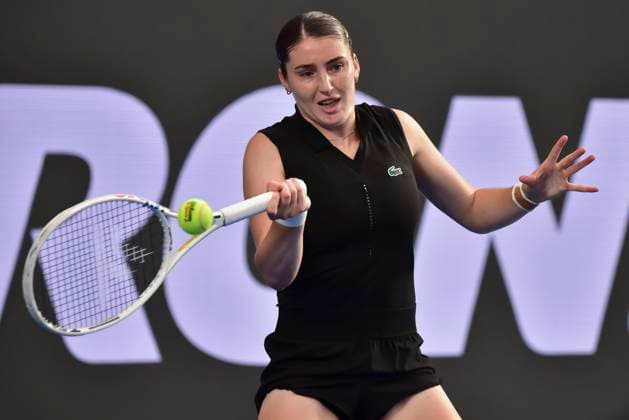 WTA GUADALAJARA 250 OPEN WTA GUADALAJARA 250 OPEN SAKKARI VS JACQUEMOT 08092025 GUADALAJARA, JALISCO Action photo of Elsa Jacquemot of France, during day 1 the WTA Guadalajara 250 Open, held at the Centro Panamericano de Tenis of Guadalajara, Jalisco, Mexico Action photo of Elsa Jacquemot of France, during day 1 the WTA Guadalajara 250 Open, held at the Centro Panamericano de Tenis of Guadalajara, Jalisco, Mexico PHOTO BY IMAGENSHOP AGENCIA FOTOGRAFICA GUADALAJARA JALISCO MEXICO Copyright: xIMAGENSHOPxAGENCIAxFOTOGRAFICAx