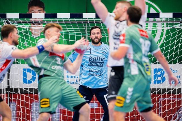 08 09 2025 Handball, 2025 2026, 1 Bundesliga, 3 Matchday, GWD Minden SG Flensburg Handewitt M Benjamin Buric Flensburg