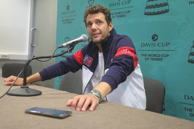 Tennis, Davis Cup, Team France, Press event