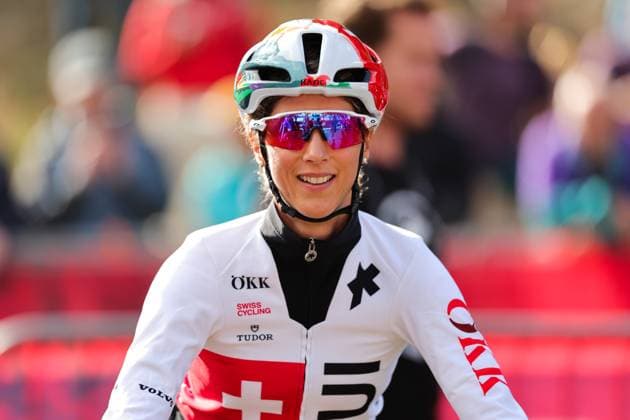 2025 UCI Mountain Bike World Championships Picture by Alex Whitehead SWpix.com - 08 09 2025 - Cycling - 2025 UCI Mountain Bike World Championships - Cross-country Short Track - Zermatt, Valais, Switzerland - Women Elite Final - Jolanda Neff (Switzerland) Copyright: x xSWpix.comx(t axPhotographyxHubxLtd)xAlexxWhitehead SWpix.comx SWP-3030-3046