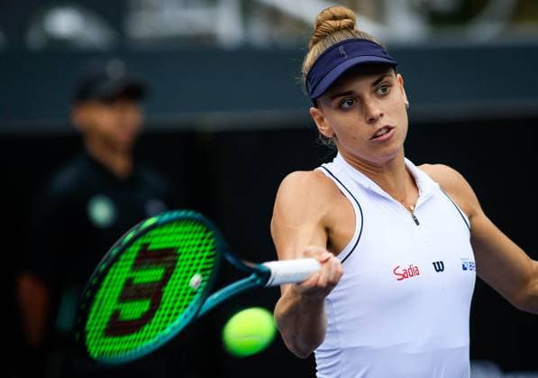 WTA, Tennis Damen 250 SP OPEN SaO PAULO, SP - 09.09.2025: WTA 250 SP OPEN - The first edition of the SP Open, a WTA 250 series tournament played on hard courts, will take place at Villa-Lobos Park, in the west zone of Sao Paulo. The event marks Sao Paulo& 39;s return to the official WTA calendar after 25 years and is the largest women& 39;s tournament in Brazil since 2016. In addition to the sporting competitions with 32 players in the singles and 16 doubles. In the photo, tennis player Luiza Fullana (BRA) during a SP Open match against tennis player Renata Zarazua (MEX), this Tuesday (09). (Photo: Aloisio Mauricio Fotoarena) x2803619x  AloisioxMauricio