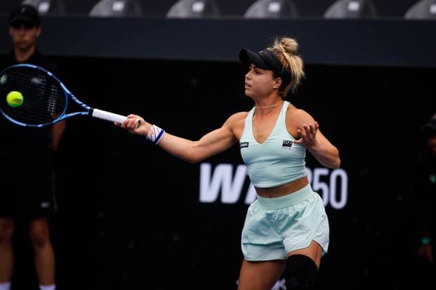 WTA, Tennis Damen 250 SP OPEN SaO PAULO, SP - 09.09.2025: WTA 250 SP OPEN - The first edition of the SP Open, a WTA 250 series tournament played on hard courts, will take place at Villa-Lobos Park, in the west zone of Sao Paulo. The event marks Sao Paulo& 39;s return to the official WTA calendar after 25 years and is the largest women& 39;s tournament in Brazil since 2016. In addition to the sporting competitions with 32 players in the singles and 16 doubles. In the photo, In the photo, tennis player Renata Zarazua (MEX), during a SP Open match, against tennis player Luiza Fullana (BRA), this Tuesday (09). (Photo: Aloisio Mauricio Fotoarena) x2803625x AloisioxMauricio