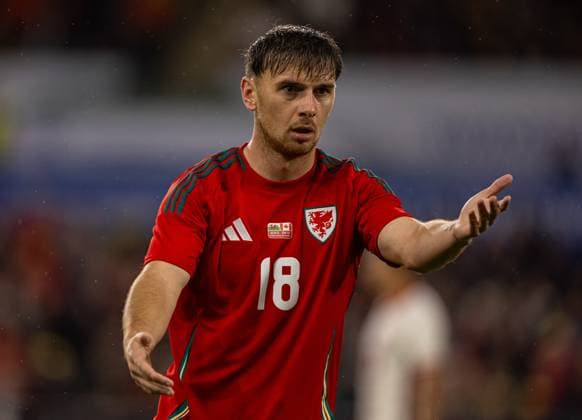 Football - International Friendly, Länderspiel, Nationalmannschaft - Wales v Canada SWANSEA, WALES - Tuesday, September 9, 2025: Wales Mark Harris during an International Friendly match between Wales and Canada at the Swansea City Stadium. (Photo by David Rawcliffe Propaganda) SWANSEA Swansea City Stadium SWANSEA WALES  Copyright: xDavidxRawcliffex P2025-09-09-Wales_Canada-17