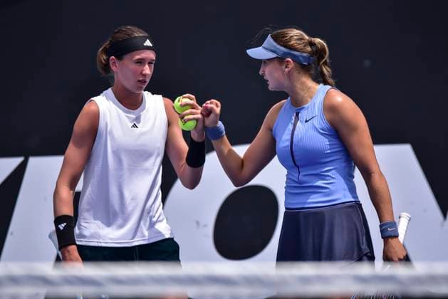 WTA, Tennis Damen GUADALAJARA 250 OPEN WTA GUADALAJARA 250 OPEN BARTUNKOVA KASINTSEVA SANTAMARIA TANG 09092025 GUADALAJARA, JALISCO. Action photo of Nikola Bartunkova and Victoria Jimenez Kasintseva, during day 2 the WTA Guadalajara 250 Open, held at the Centro Panamericano de Tenis of Guadalajara, Jalisco, Mexico. Foto de accion de Nikola Bartunkova yVictoria Jimenez Kasintseva, durante el dia 2 del WTA Guadalajara 250 Open, celebrado en el Centro Panamericano de Tenis de Guadalajara, Jalisco, Mexico PHOTO BY IMAGENSHOP AGENCIA FOTOGRAFICA GUADALAJARA JALISCO MEXICO Copyright: xIMAGENSHOPxAGENCIAxFOTOGRAFICAx