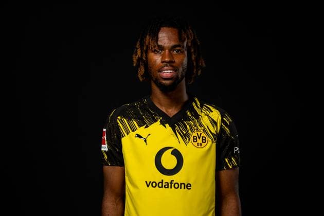 Borussia Dortmund 1 BL, portrait date 2025 2026 Borussia Dortmund 1 BL, portrait date 2025 2026 Carney Chukwuemeka Borussia Dortmund 1 BL, portrait date 2025 2026 Photo Borussia Dortmund Hendrik Deckers via Revierfoto Dortmund Training ground Hohenbuschei North Rhine-Westphalia Germany Poolfoto Borussia Dortmund Hendrik Deck ,EDITORIAL USE ONLY