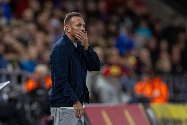 Football - International Friendly, Länderspiel, Nationalmannschaft - Wales v Canada SWANSEA, WALES - Tuesday, September 9, 2025: Wales manager Craig Bellamy during an International Friendly match between Wales and Canada at the Swansea City Stadium. (Photo by David Rawcliffe Propaganda) SWANSEA Swansea City Stadium SWANSEA WALES  Copyright: xDavidxRawcliffex P2025-09-09-Wales_Canada-45