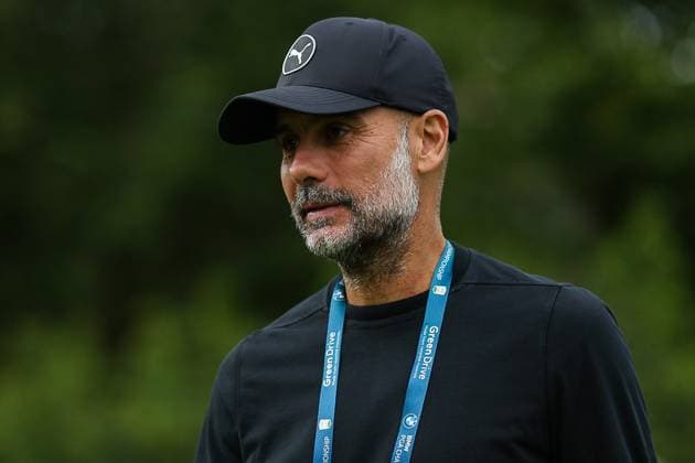 Golf, PGA, BMW Championship in Surrey, Pep Guardiola as guest