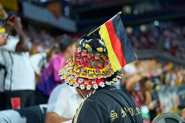 DFB fans in the FIFA World Cup, WM, Weltmeisterschaft, Fussball 2026 qualifier match GERMANY - NORTHERN IRELAND 3-1 in Season 2025 2026 at Sept 7, 2025 in Cologne, Germany.