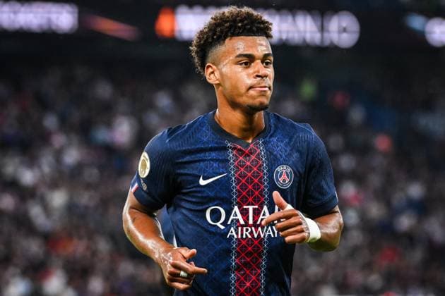 August 22, 2025, Paris, France, France: Desire DOUE of PSG during the Ligue 1 match between Paris Saint-Germain (PSG) and Angers SCO at Parc des Princes Stadium on August 22, 2025 in Paris, France. Paris France - ZUMAm308 20250822_zsp_m308_063 Copyright: xMatthieuxMirvillex