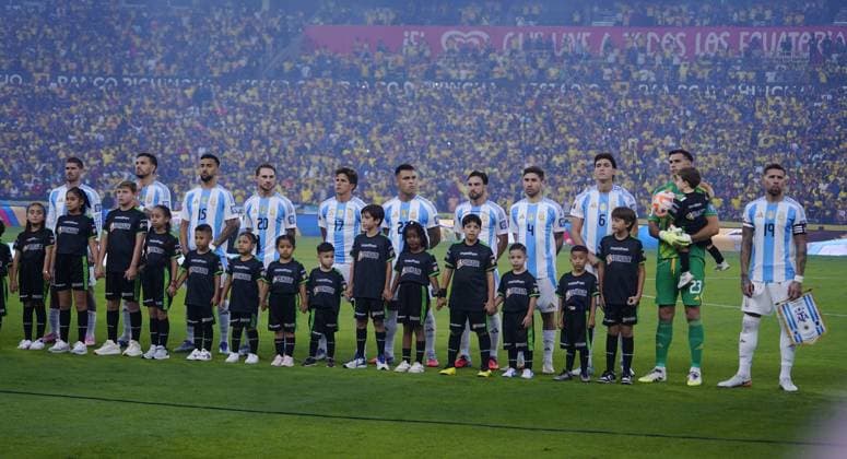 FBL-ELIMINATORIAS-ECUADOR-ARGENTINA Guayaquil, martes 09 de septiembre del 2025 Las selecciones de futbol de Ecuador y Argentina se enfrentan en la ultima fecha de las Eliminatorias Sudamericanas rumbo al mundial 2026. El partido se juega en el estadio Banco Pichincha, en la ciudad portuaria de Guayaquil. Fotos: CÃ sar Munoz API Guayaquil Guayas Ecuador *** FBL ELIMINATORIES ECUADOR ARGENTINA Guayaquil, Tuesday, September 09, 2025 The soccer teams of Ecuador and Argentina face each other on the last day of the South American qualifiers for the 2026 World Cup The match will be played at the Banco Pichincha stadium in the port city of Guayaquil Photos CÃ sar Munoz API Guayaquil Guayas Ecuador Copyright: xCÃ sarxMunozx